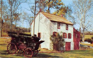 Birdsboro Pennsylvania 1960s Postcard Hopewell Village Store Tally-Ho Stagecoach