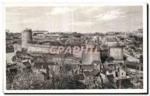 Old Postcard Fougeres Vue Generale