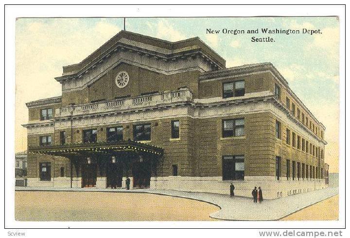 New Oregon and Washington Depot,Seattle, Washington, 00-10s