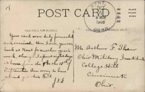 Kent CT School c1910 Real Photo Postcard