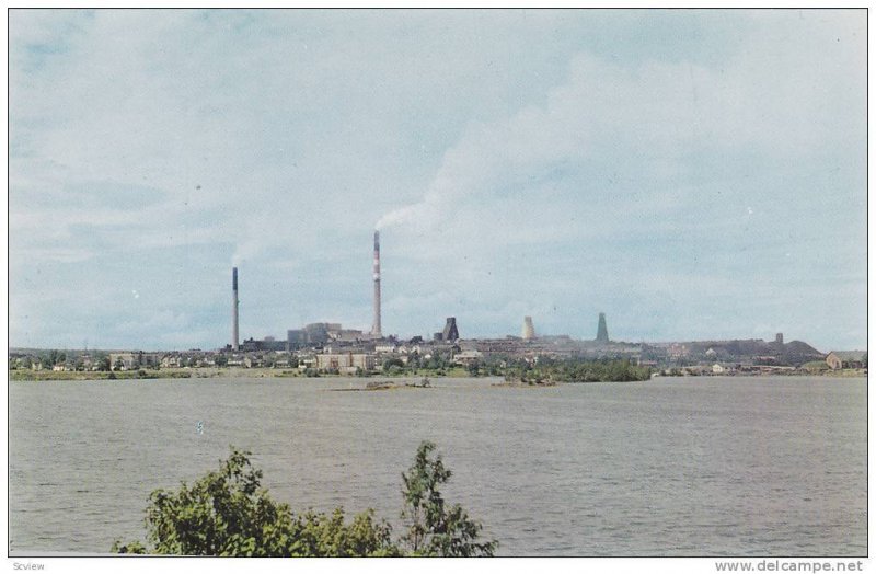 Noranda Mines from Osisko Lake , ROUYN-NORANDA , Quebec , Canada , 40-60s