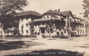 Kansas Halsted Hertzler Hospital 1925 Real Photo