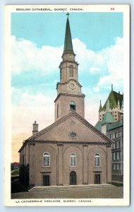 English Cathedral Quebec CANADA Postcard