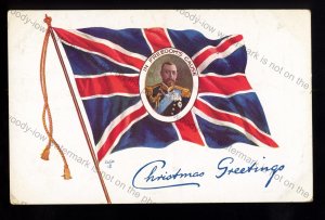 ROY607 - King George V - Christmas Greetings - Tuck's Oilette Postcard