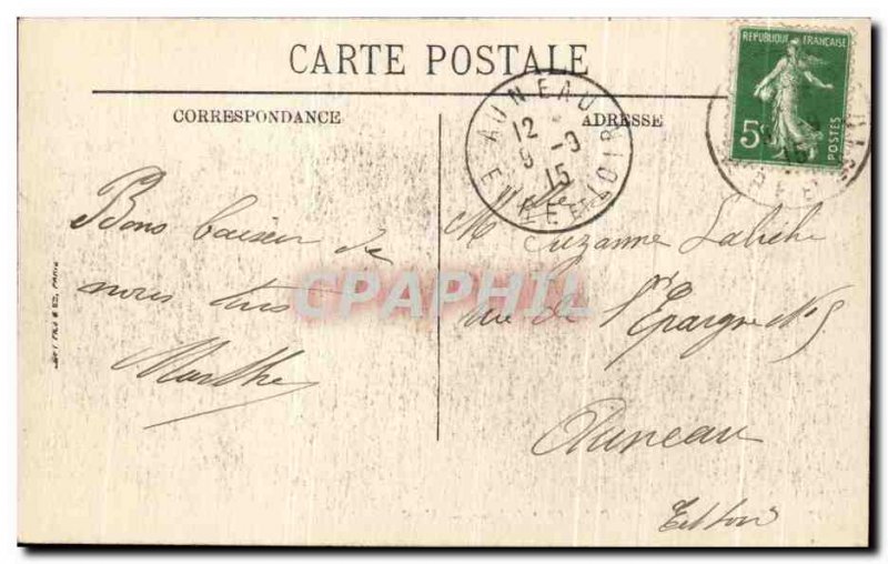 Postcard Old Barracks Dreux Billy 101em line Militaria