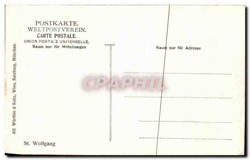 Old Postcard St Wolfgang