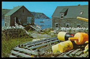 Lobster Pots and Buoys on Maine Coast