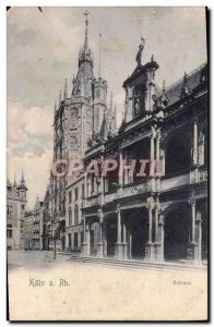 Old Postcard Koln Rathaus