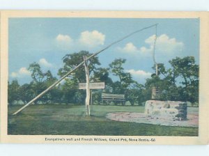 Pre-Chrome TOURIST ATTRACTION Grand Pre - Near Dartmouth Nova Scotia NS AH6136