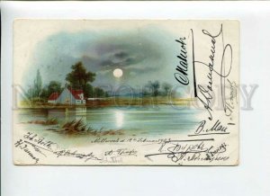 3169606 NIGHT vintage POST 1903 year POST OFFICE #9 Petersburg