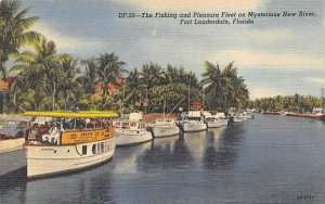 Fishing and Pleasure Fleet on Mysterious New River Fort Lauderdale, Florida  