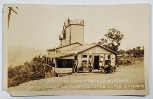 Cumberland Maryland Motorcycle YONKERS STORE Coca Cola Polish Mtn Postcard X16