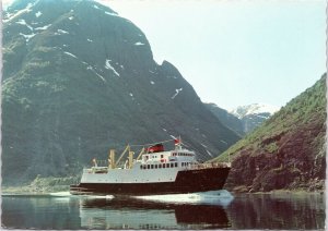 postcard Song, Norway - Ferry from Flåm to Gudvangen