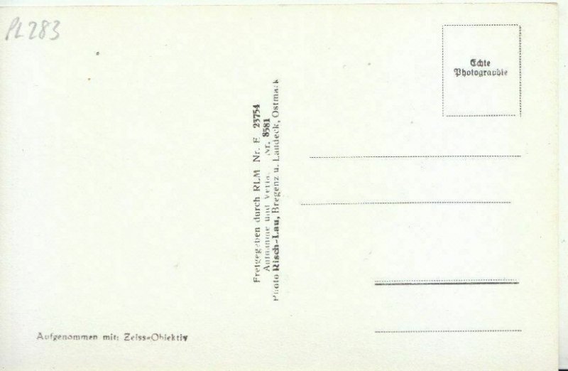 Austria Postcard - Langen a.Arlberg - Risch-Lau, Bregenz - Ref TZ10407