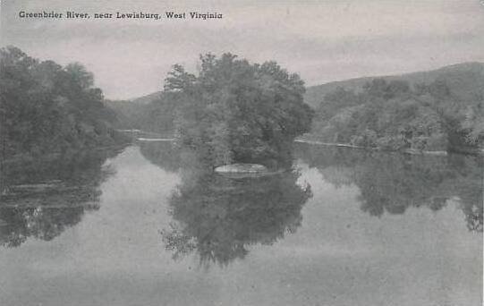 West Virginia Lewisburg Greenbrier River Albertype