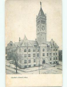 Pre-1907 CITY HALL Lowell Massachusetts MA n5795