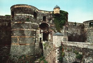 Postcard Les Merveilles Du Val De Loire Angers Maine-Et-Loire l'Entree Chateau