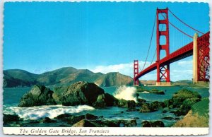 Postcard - The Golden Gate Bridge - San Francisco, California