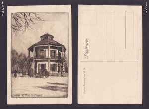 Vintage postcard, Austria Vienna, Wien Prater Lusthaus