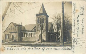 Postcard C-1910 Illinois Sparta Randolph United Presbyterian Church IL24-4468