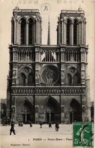 CPA PARIS (1e) - Notre Dame de Paris facade (214103)