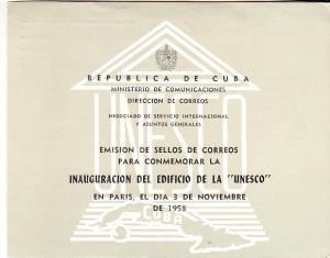 Cuba - C-193- C-194 Post Office FD  Folder