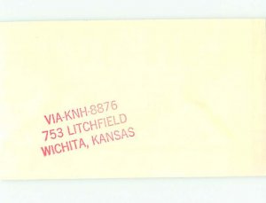 Pre-1980 RADIO CARD - CB HAM OR QSL Pittsburg Kansas KS AH0946