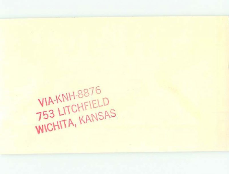Pre-1980 RADIO CARD - CB HAM OR QSL Pittsburg Kansas KS AH0946