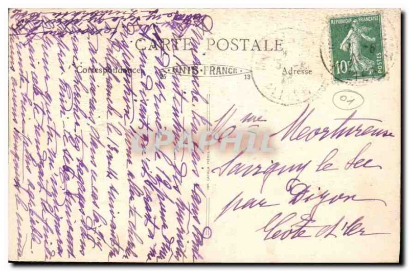 Postcard Old Road Yenne Belley Gorges