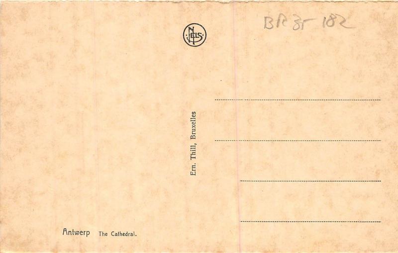 Br35182 Anvers La Cathedrale belgium