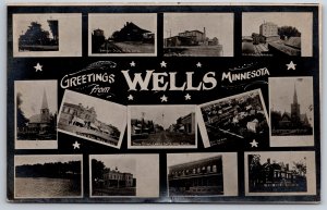 Wells MN Hotels~RR Depot~2 Milling Co~Busgho~Main St~Opera House~Churches~RPPC