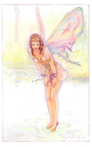 Pond Fairy copyright 1993 Glamour Woman Unused 