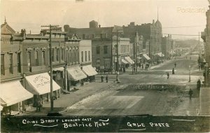 NE, Beatrice, Nebraska, Court Street, Gale Photo, RPPC