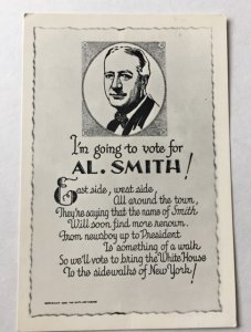 Al Smith - Reproduction of 1920s poster