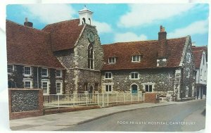 Vintage Postcard Poor Priests Hospital Canterbury Kent 1970s