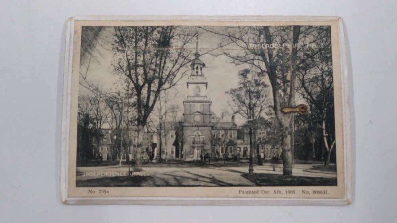 Philadelphia Pennsylvania Independence Hall Trap Door Views Novelty PC JE359364