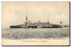 Old Postcard Boat War The Brenus