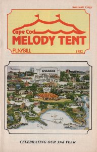 Cape Cod Melody Tent 1982 Playbill Theatre Programme TPHB