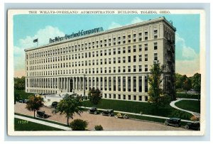 Circa 1910-20 Willys-Overland Administration Building, Toledo, OH #2 Postcard P4 