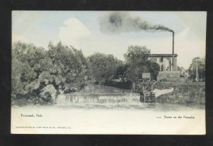 TECUMSEH NEBRASKA SCENE ON THE NEMAHA RIVER VINTAGE POSTCARD 1910