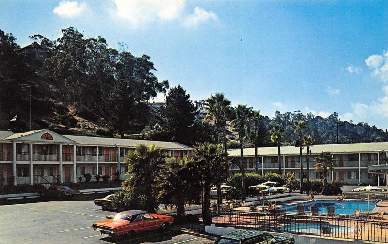 San Diego California 1960s Postcard Travelodge Mission Valley