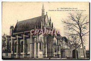 Postcard Old Thouars Chapelle Du Chateau And Caveau Dukes of Tremoille