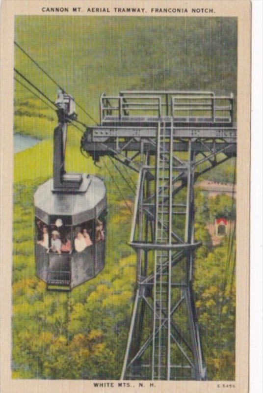 New Hampshire Cannon Mountain Aerial Tramway Franconia Notch 1942