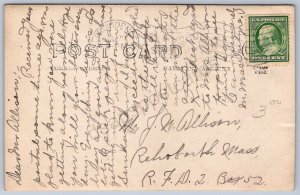 K16/ Providence Rhode Island RPPC Postcard c1910 Davis Park Bridge   115