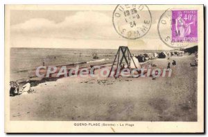 Old Postcard Quend Beach The Beach