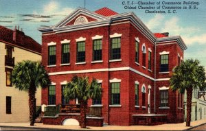 South Carolina Charleston Chamber Of Commerce Oldest In The U S 1942 Curteich