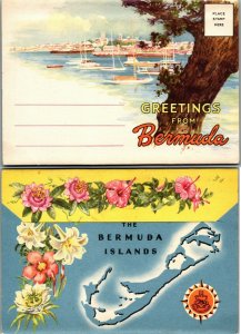 VINTAGE GREETINGS FROM BERMUDA, BOOK OF 9 VIEWS (23631)