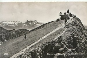 Switzerland Postcard - Rochers De Naye - Le Belvedere - Ref TZ6960