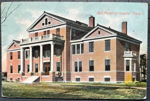 Vintage Postcard 1907-1915 Ball Memorial Hospital, Piqua, Ohio (OH)