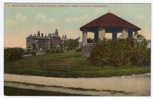 Portland, Me, Maine General Hospital, From Western Promenade